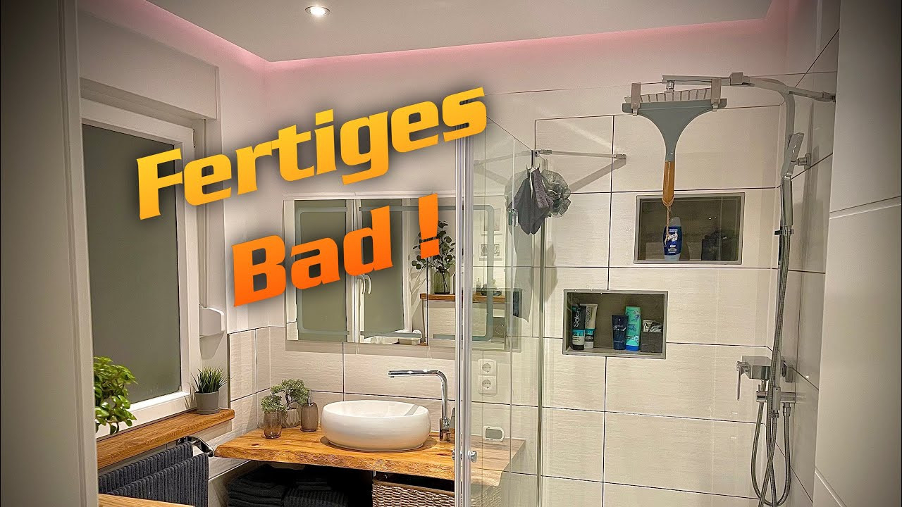 Das Fertige Badezimmer / | Dh - Trockenbau throughout Badezimmer Lampe Youtube