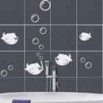 Fliesenaufkleber Bad – Etsy.de With Aufkleber Für Badezimmer Fliesen