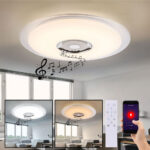 Rgb Led Bluetooth Lautsprecher Decken Lampe Dimmer Fernbedienung Kristall  Leuchte Globo 41341 36 | Etc Shop Inside Badezimmer Lampe Bluetooth