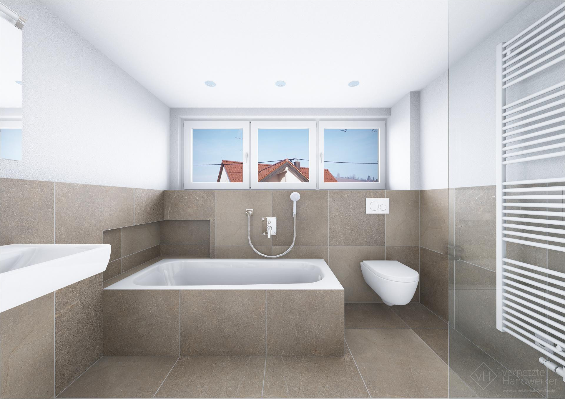 Vh | Schwieberdingen | Fliesenleger, Sanitär Installateur inside Badezimmer Fliesen Zweifarbig